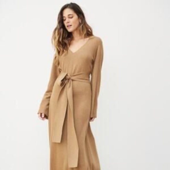 Jenni Kayne Everyday Kate Dress in Camel, XS - Picture 2 of 7